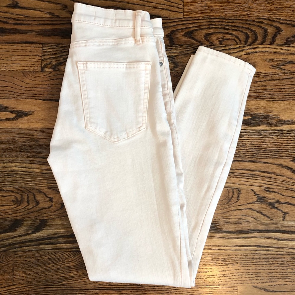 Pale pink gap jeans size 2
